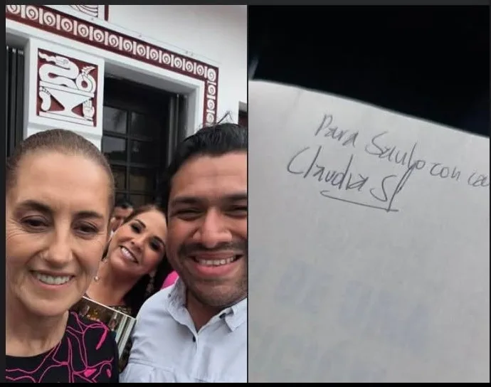 Diputado Saulo Aguilar sin trabajo legislativo, pero en primera fila para la foto presidencial