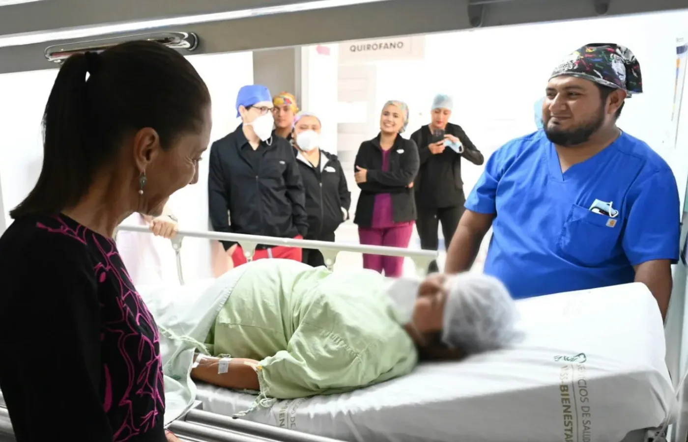 Supervisa Claudia Sheinbaum atención médica y avances hospitalarios en Chetumal