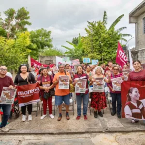 Mary Hernández fortalece su estructura interna con la militancia de Chetumal
