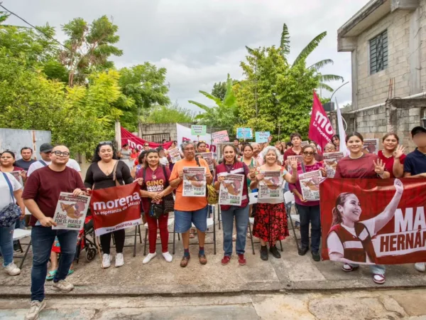 Mary Hernández fortalece su estructura interna con la militancia de Chetumal