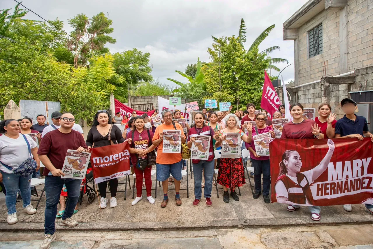 Mary Hernández fortalece su estructura interna con la militancia de Chetumal