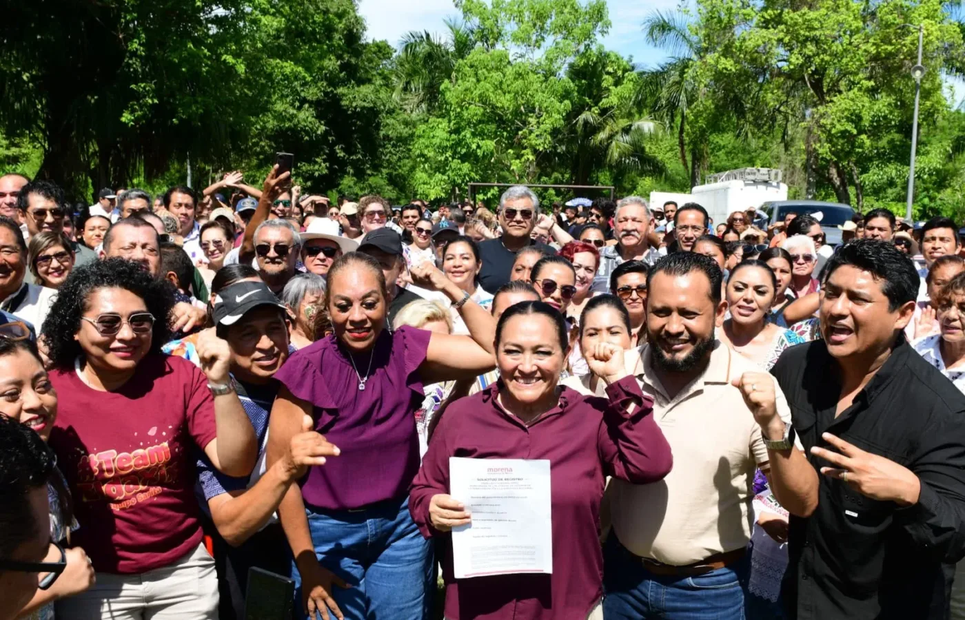 Elda Xix busca la coordinación de Morena en OPB